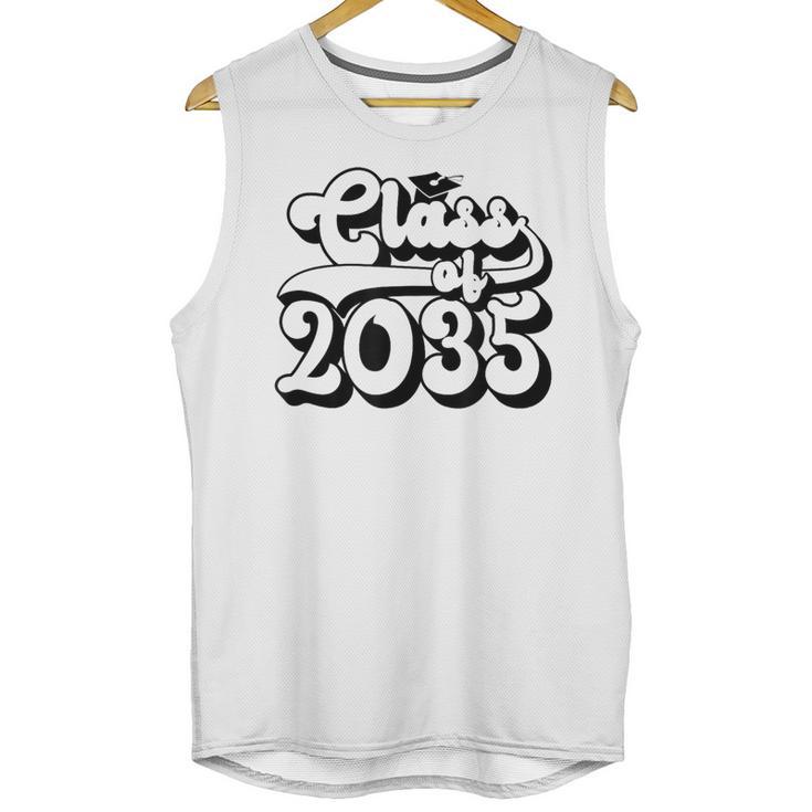Class Of 2035 Senior Retro 2035 Grad Graduate Graduation Unisex Tank Top