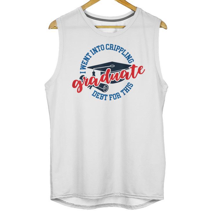 College University School Graduation Debt Loan Unisex Tank Top