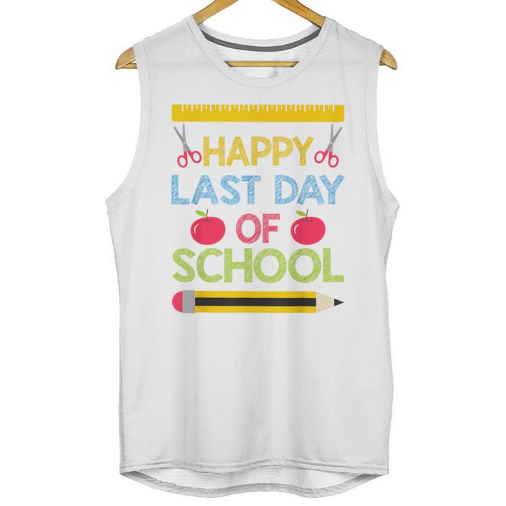 Cool Stylish Happy Last Day Of School Shirt Graduation Unisex Tank Top