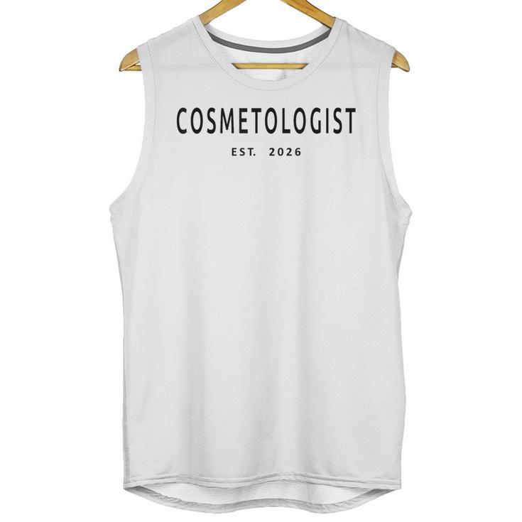 Cosmetologist Est 2026 Beauty School Cosmetology Graduation Unisex Tank Top