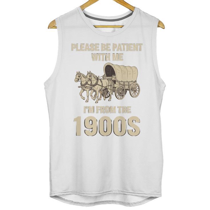 Country Please Be Patient With Me I'm From The 1900s Vintage Premium Tri-Blend Unisex Tank Top