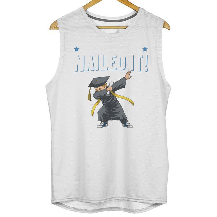 Dabbing Graduation Class Of 2025 Boy Kindergarten Nailed It Unisex Tank Top