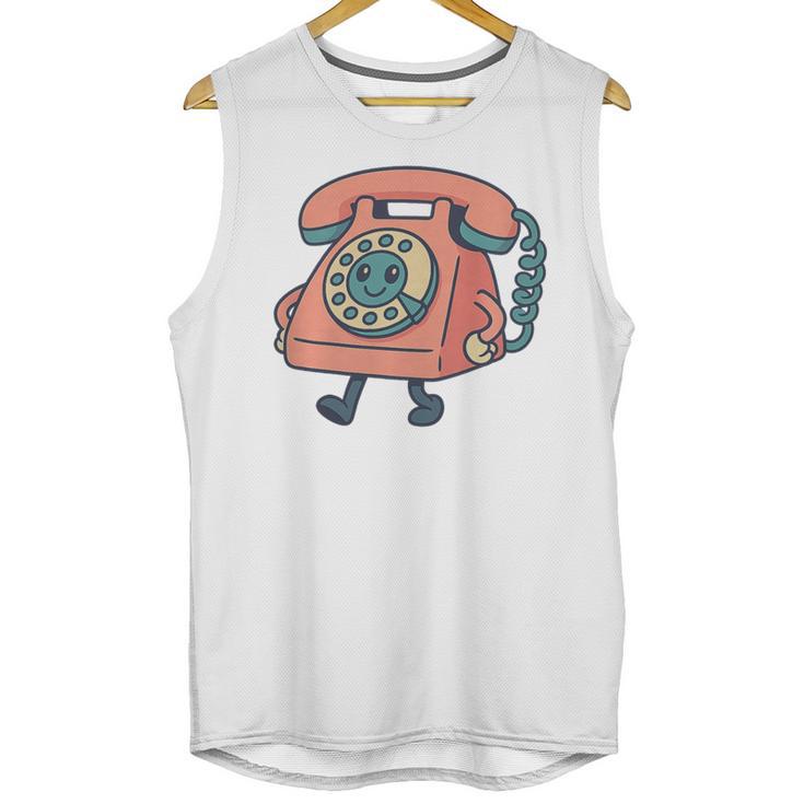 Dial It Back Retro Tech Nostalgia Vintage Premium Tri-Blend Unisex Tank Top