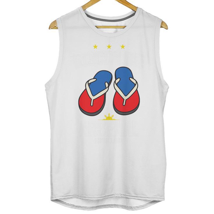 Discipline Arsenal Pinoy Nostalgia Filipino Tsinelas Premium Tri-Blend Unisex Tank Top