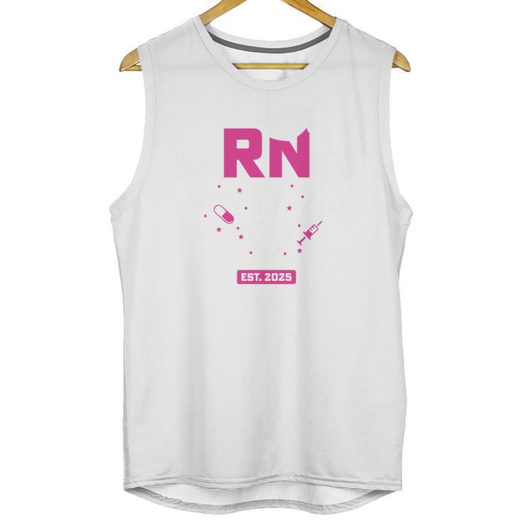 Earned It RN 2025 Nurse Graduation Nursing School Graduate Premium Tri-Blend Unisex Tank Top