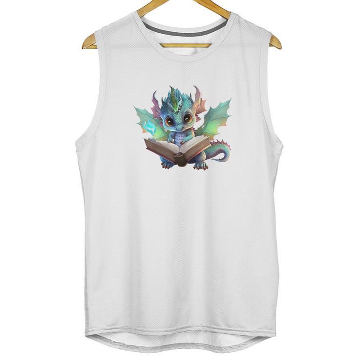 Easily Distracted By Dragon And Books Introvert Shirt Unisex Tank Top