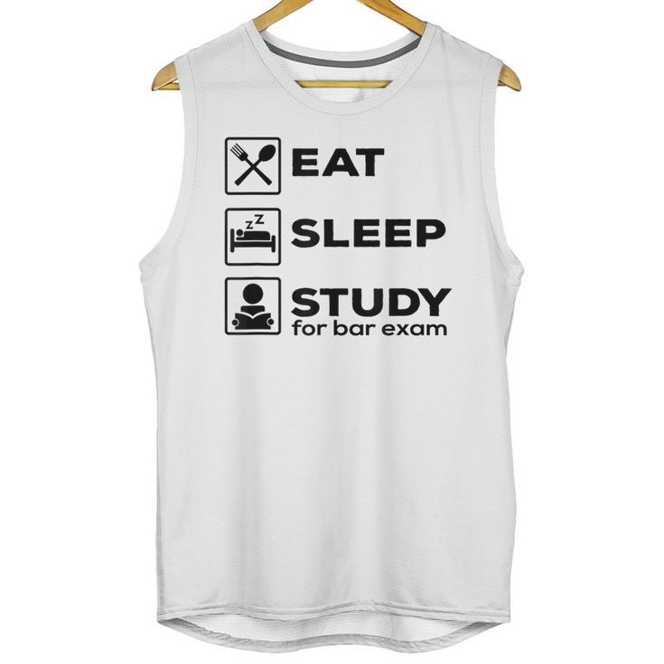 Eat Sleep Study For Bar Exam Lawyer Graduation Unisex Tank Top