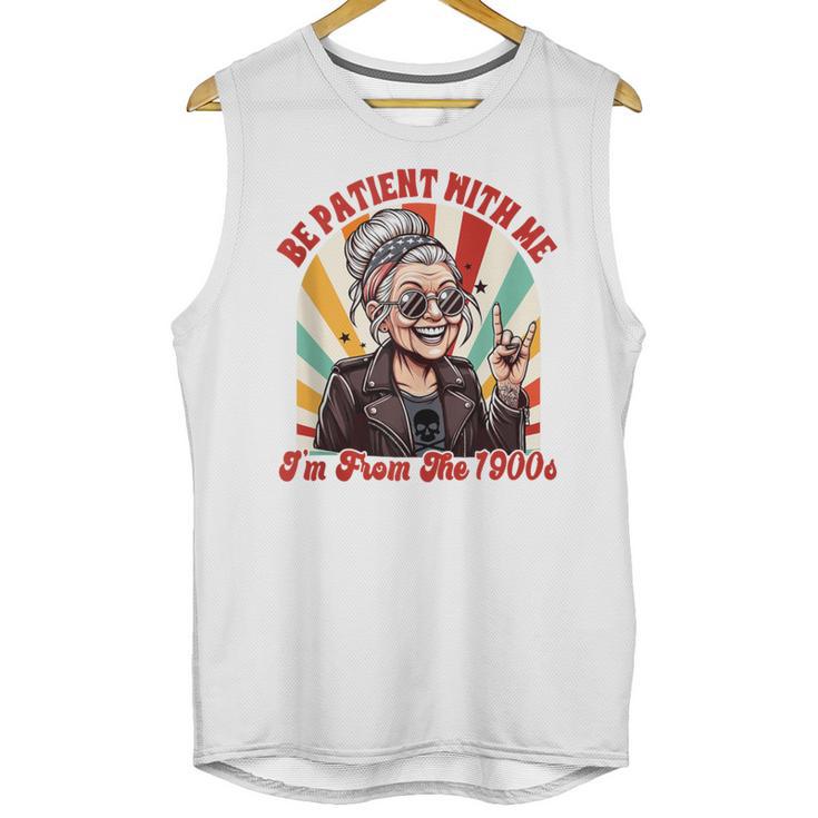 Elder Emo Grandma Nana Be Patient With Me I'm From The 1900s Unisex Tank Top