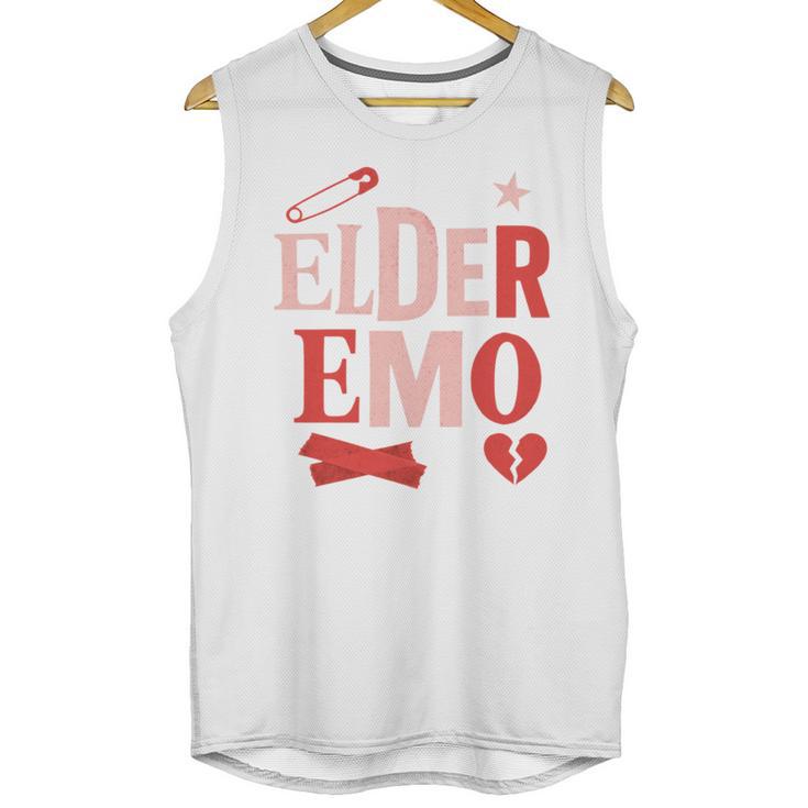 Elder Emo Retro Punk Typography Nostalgia Unisex Tank Top