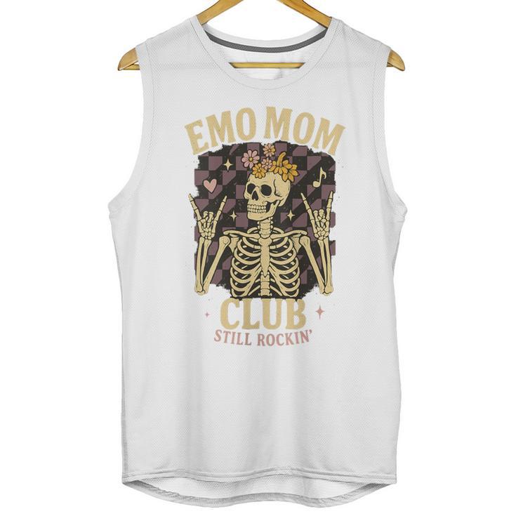 Emo Mom Club Still Rockin Skeleton Nostalgia Women Mother Unisex Tank Top