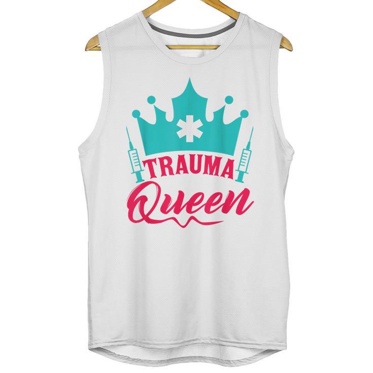 EMT Trauma Queen Paramedic Student T-Shirt Graduation Unisex Tank Top