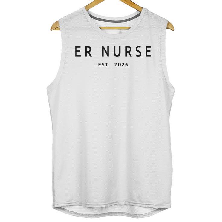 ER Nurse Est 2026 Emergency Room Graduation Nursing School Unisex Tank Top