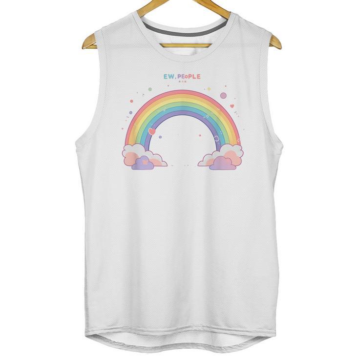 Ew People Antisocial Introvert Kawaii Sarcastic Unisex Tank Top