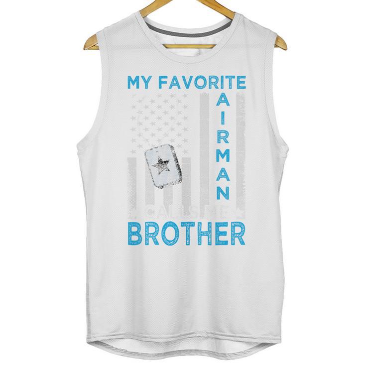 My Favorite Airman Calls Me Brother Airman Graduation Premium Tri-Blend Unisex Tank Top