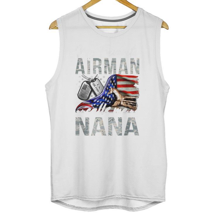 My Favorite Airman Calls Me Nana Air Force Graduation Nana Unisex Tank Top