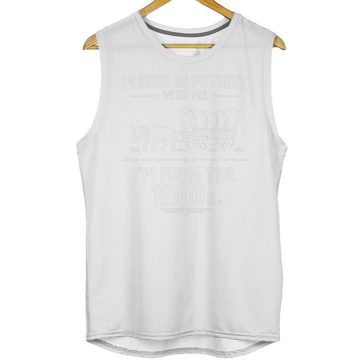 Fun Classic Please Be Patient With Me I'm From The 1900s Premium Tri-Blend Unisex Tank Top