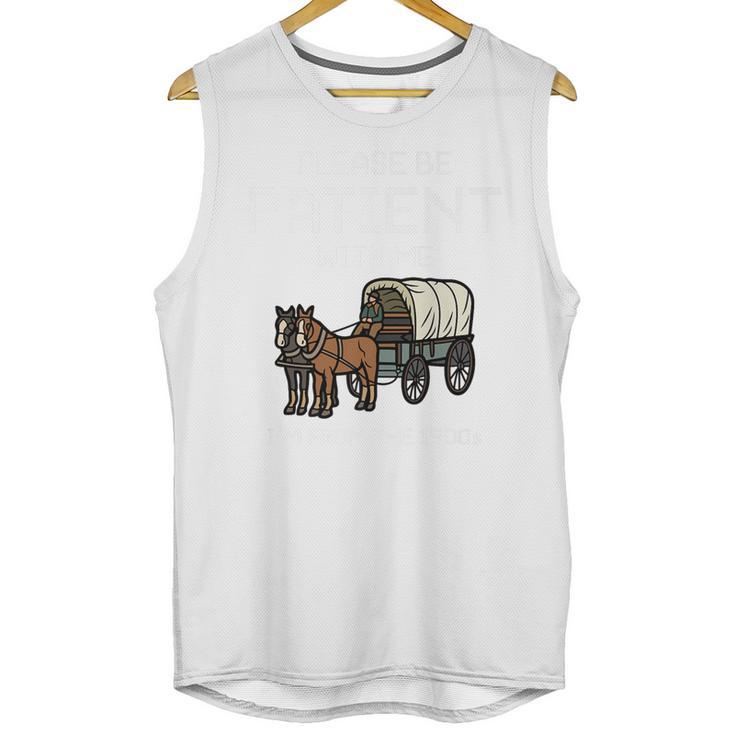 Funny Please Be Patient With Me I'm From The 1900s Premium Unisex Tank Top