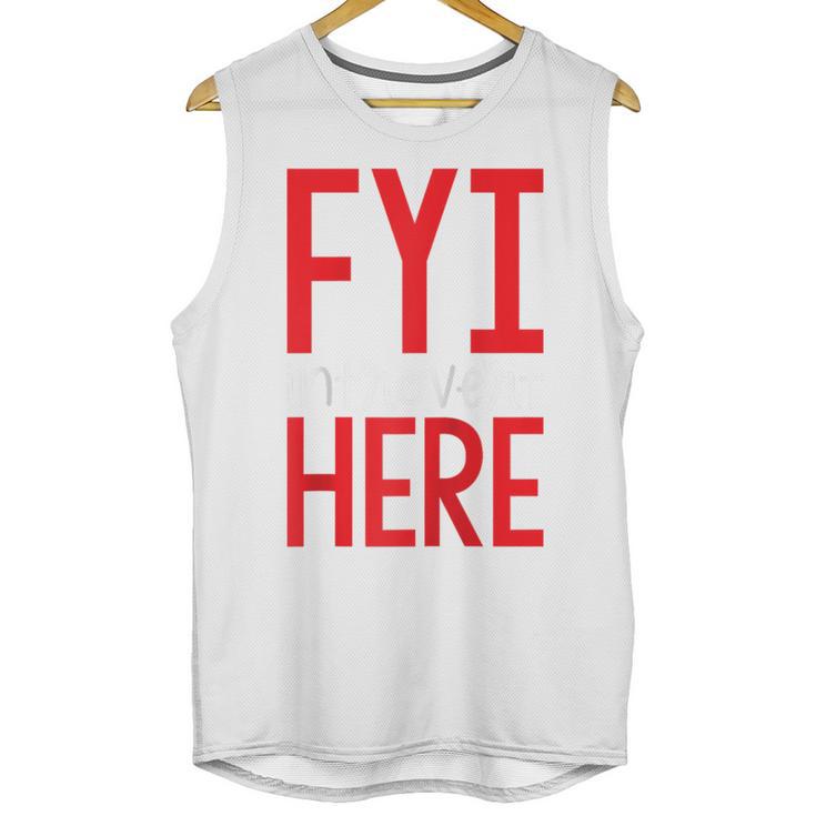 Fyi Introvert Here Raglan Baseball Tee Unisex Tank Top