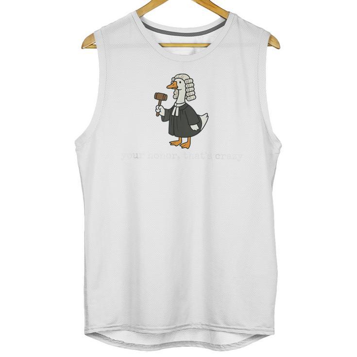 Goose Silly Lawyer Law School Graduation Future Lawyer Unisex Tank Top
