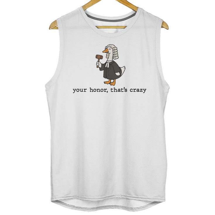 Goose Silly Lawyer Law Student School Graduation Unisex Tank Top