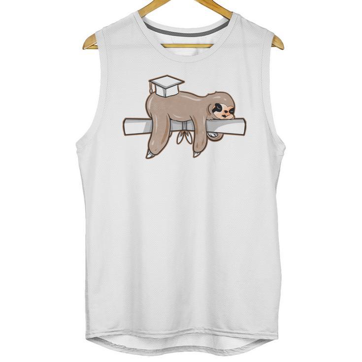 Graduation 2022 PhD Sloth Bachelor Master School Doctor Unisex Tank Top