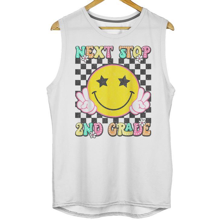 Groovy Next Stop 2nd Grade 1st Grade Graduation 2025 Unisex Tank Top