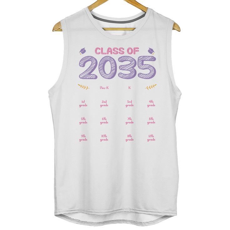Grow With Me Graduation First Day Of School Class Of 2035 Unisex Tank Top