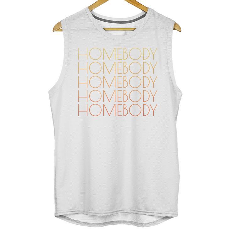 HOMEBODY For Men And Women Introverts Fun Graphic Unisex Tank Top