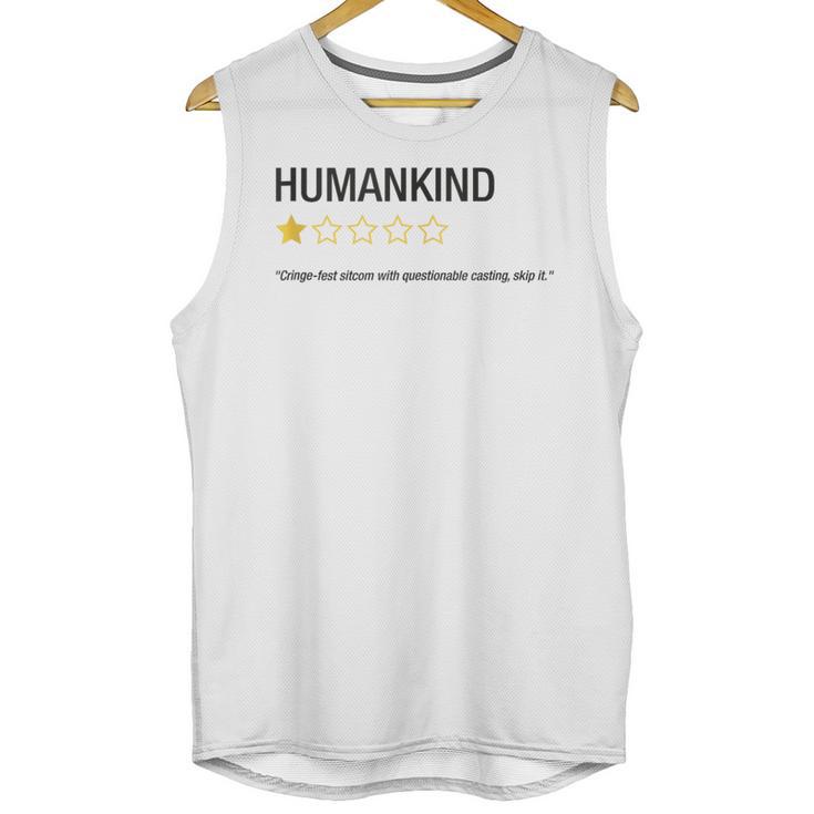 Humankind One Star Introvert People Rating Unisex Tank Top