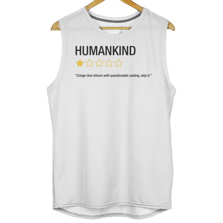 Humankind One Star Introvert People Rating Unisex Tank Top
