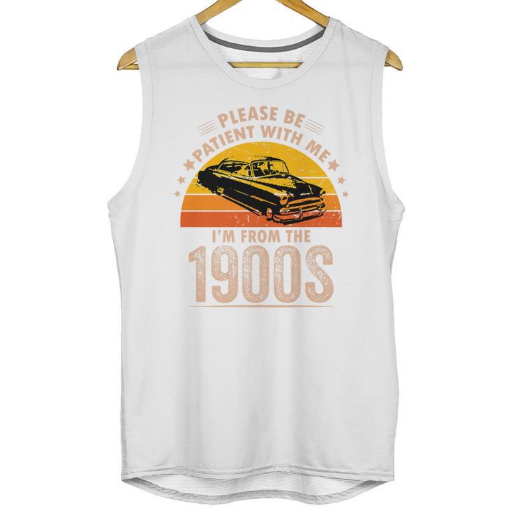 Humorous Saying Please Be Patient With Me I'm From The 1900s Premium Unisex Tank Top