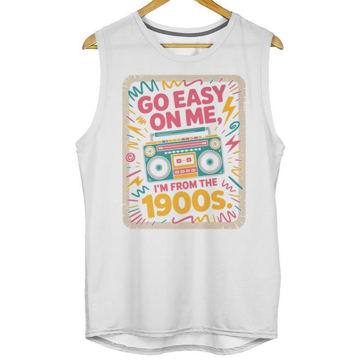 I'm From The 1900s 80s Millennial Boom Box Radio Premium Unisex Tank Top