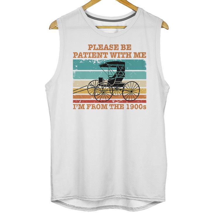 I'm From The 1900s Vintage Retirement Premium Unisex Tank Top