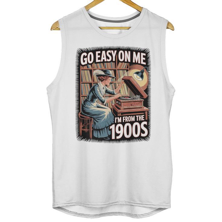 I'm From The 1900s Vinyl Record Lover For Women Premium Unisex Tank Top