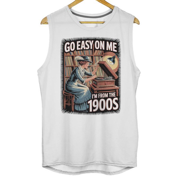 I'm From The 1900s Vinyl Record Lover For Women Raglan Baseball Tee Unisex Tank Top