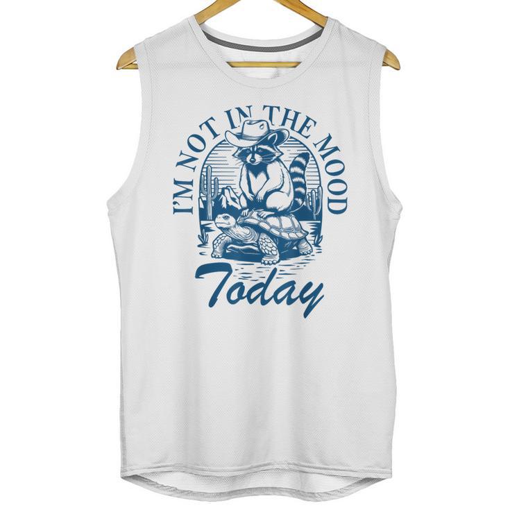 I’m Not In The Mood Today Anti-Social Moody Introvert Humor Unisex Tank Top