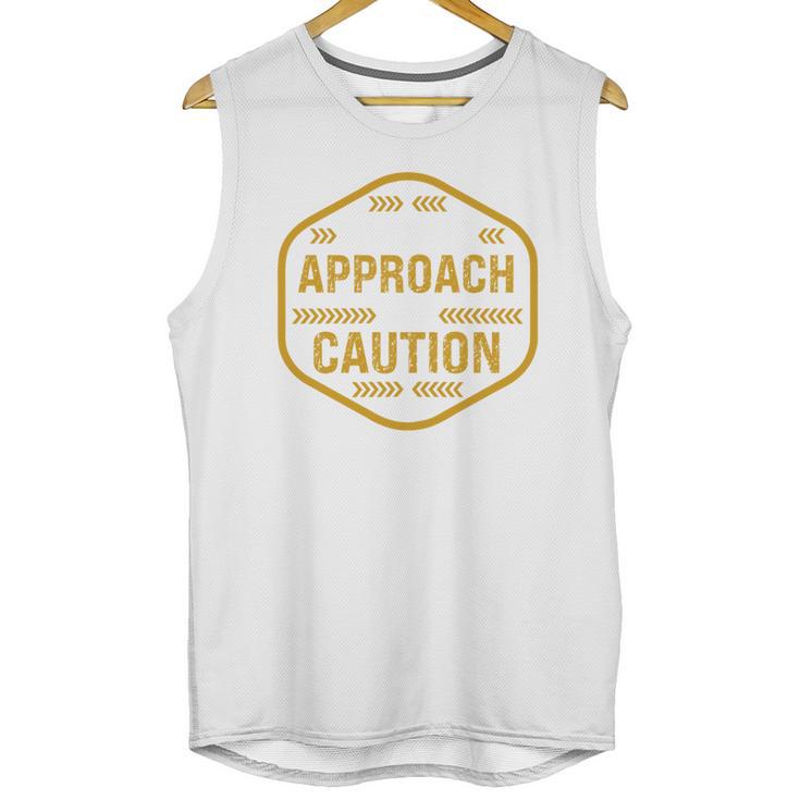 Introvert Approach With Caution For Introverted People Unisex Tank Top