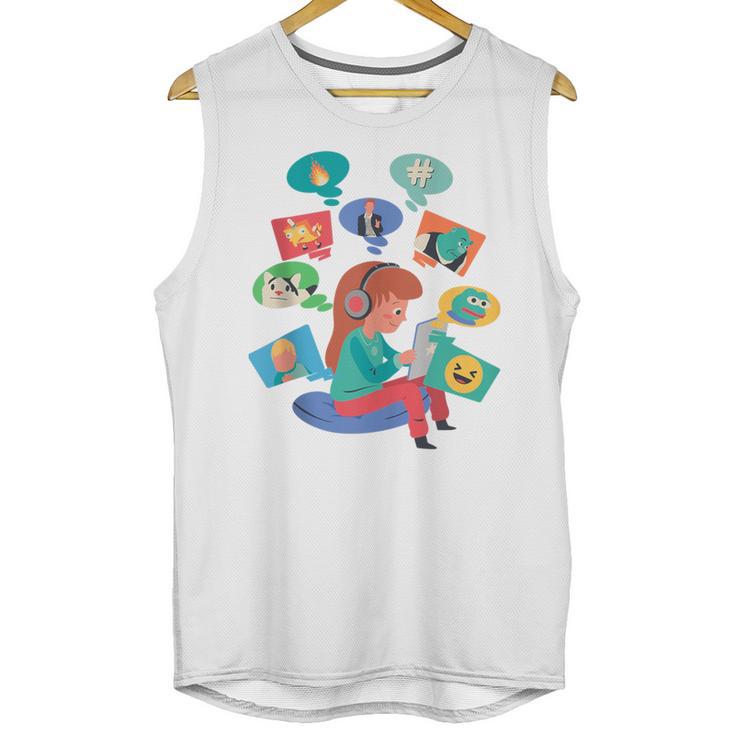 Introvert Meme Anti People Antisocial Meme Lovers Unisex Tank Top
