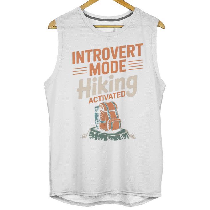 Introvert Mode Hiking Activated Hiker Unisex Tank Top
