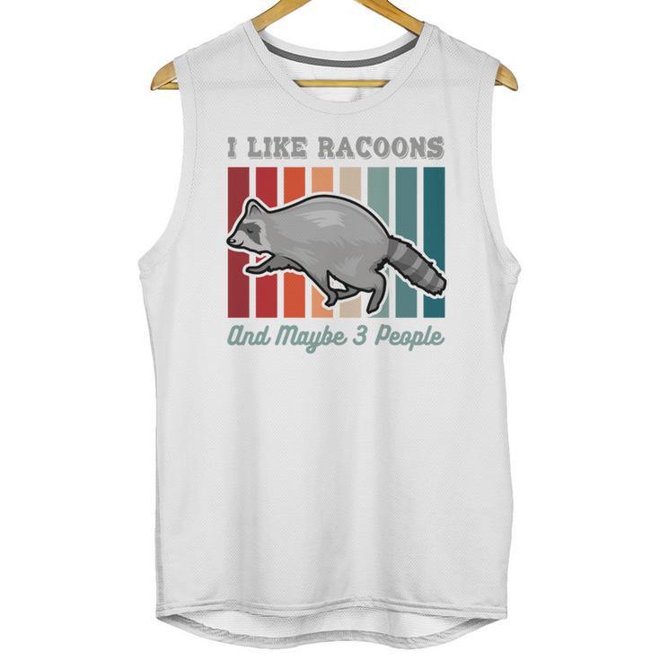 Introvert Raccoon Animal Lover Trash Panda Antisocial Retro Unisex Tank Top Introvert Raccoon Animal Lover Trash Panda Antisocial Retro Unisex Tank Top