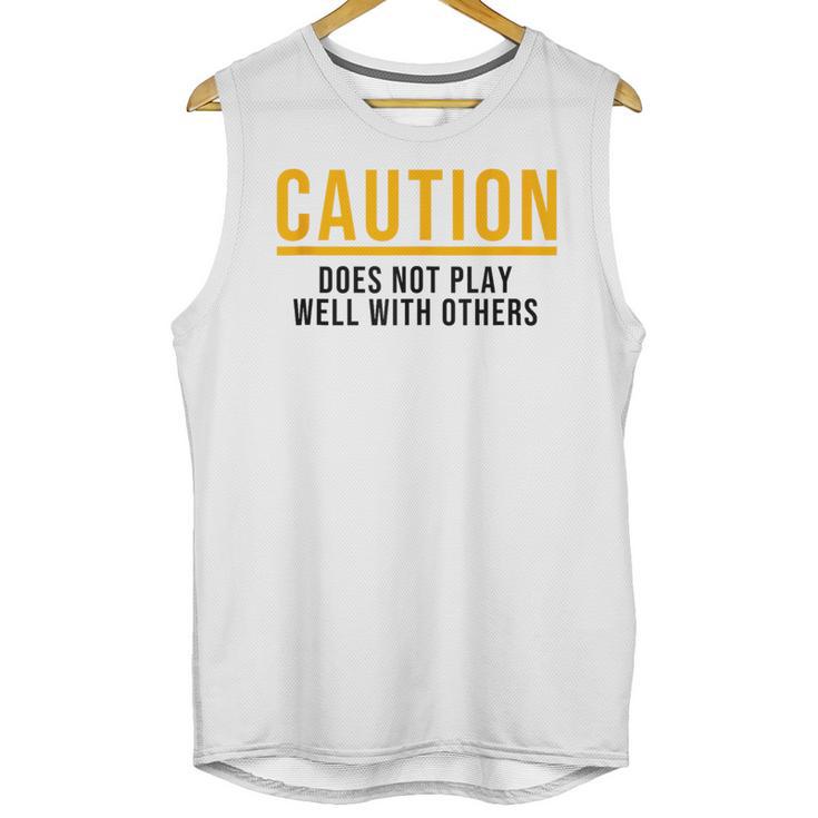 Introverted Does Not Play Well Competitive Athletic Unisex Tank Top Introverted Does Not Play Well Competitive Athletic Unisex Tank Top