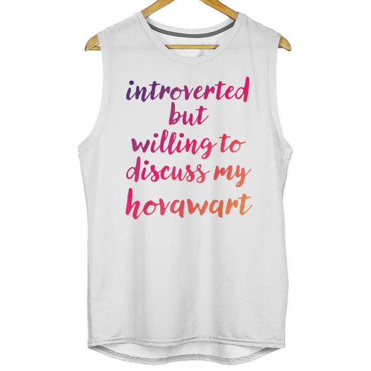 Introverted Willing To Discuss Hovawart Introvert Unisex Tank Top