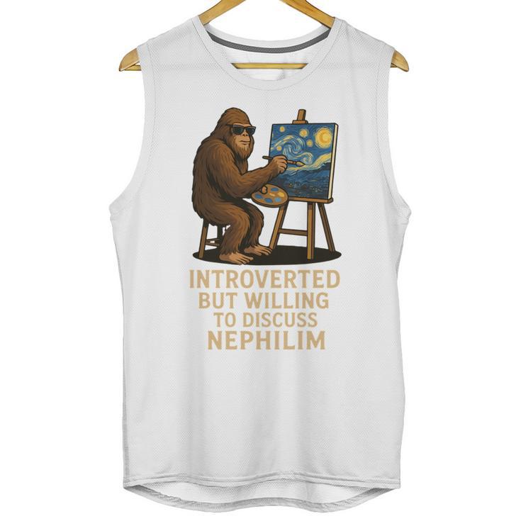 Introverted But Willing To Discuss Nephilim Unisex Tank Top
