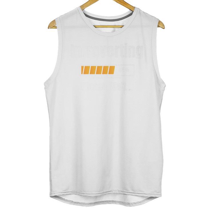 Introverting Please Wait Humor Sarcastic Geek Gamer Jokes Premium Unisex Tank Top