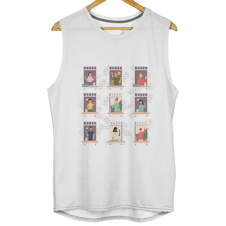 Introverts Unite Sarcastic Joke Humor Sarcasm Unisex Tank Top