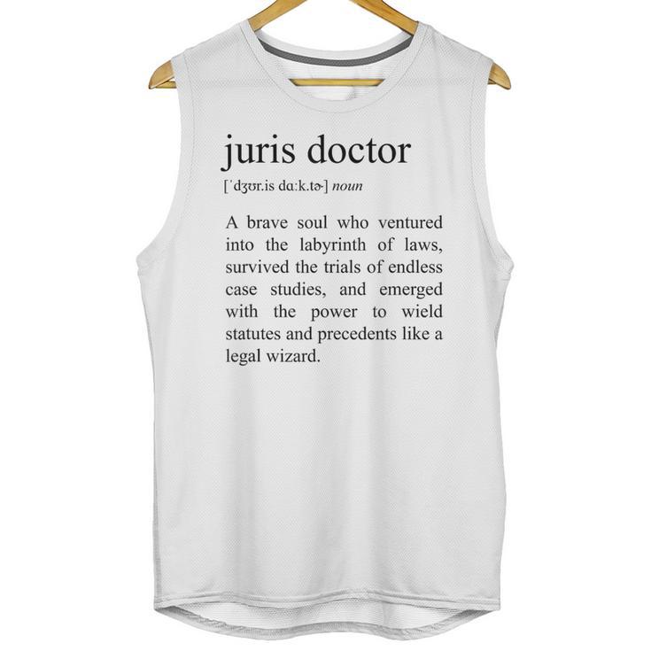Juris Doctor Definition Law School Graduation Unisex Tank Top