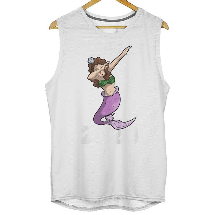 Kids Class Of 2029 Shirt Graduation Dabbing Mermaid Shirt Unisex Tank Top