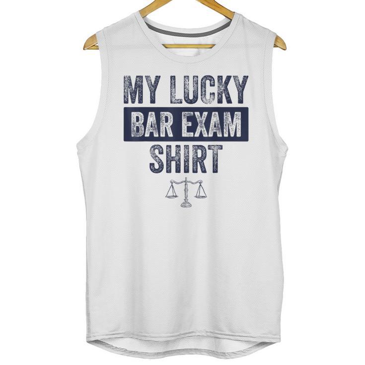 Law School Graduation Him Her Lucky Bar Exam Unisex Tank Top