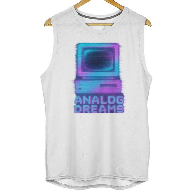 Lofi Reverie Analog Dreams Pixel 90s Desktop VHS Nostalgia Unisex Tank Top