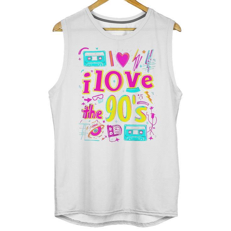 I Love The 90'S 90s Nostalgia Premium Tri-Blend Unisex Tank Top
